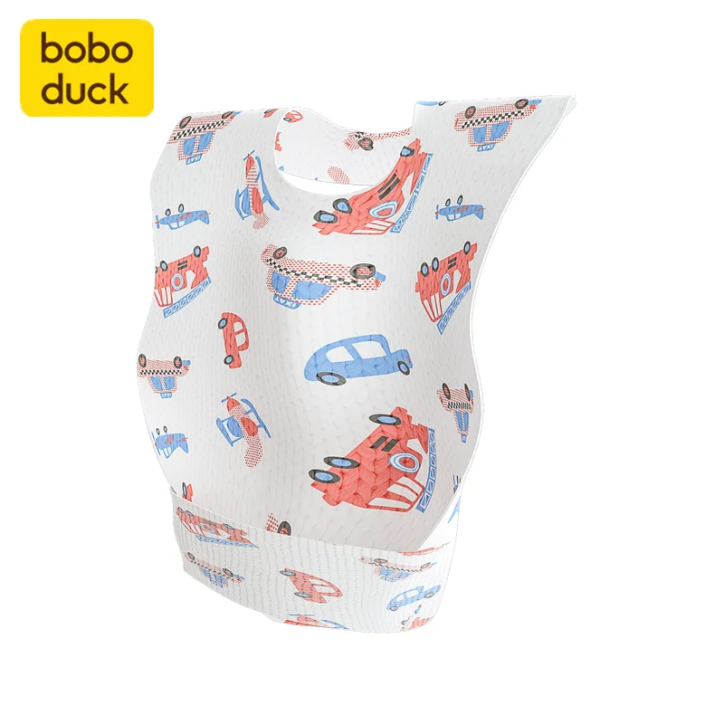 

Boboduck New Product Ideas 2021 New Style Disposable Bibs For Babies, Pink,blue,yellow,red