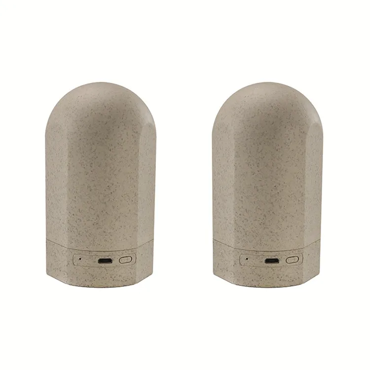 Sustainable Soundbar Bluetooth Stereo Speaker Set Recycled Organic Wheat Straw Wireless Speaker - ANKUX.COM