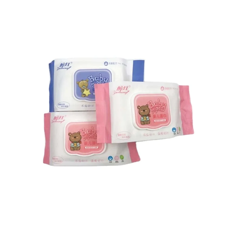 

Spot 80 pumping with cover portable skin-friendly newborn baby hand and mouth cleaning promotional wet wipes