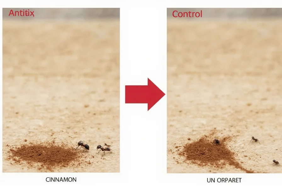 Zimtpulver als Barriere an Fensterbank gegen Ameisen