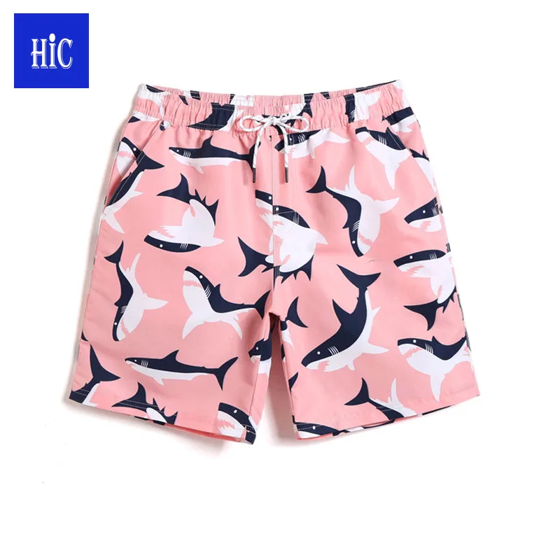 

HIC Hot Sale Cool Printing For Man Beach Shorts Board Men's Short Pants Casual Plain Waterproof Custom Custom Your Logo