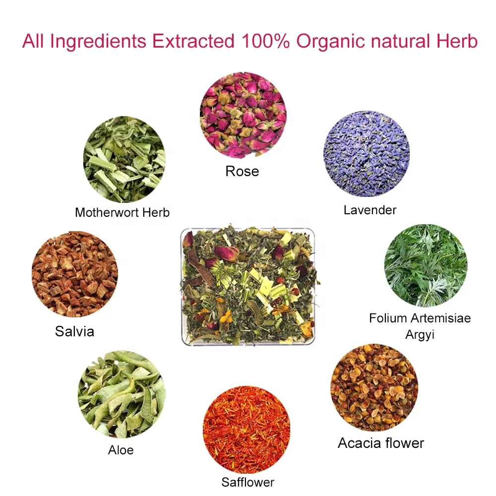 

100% pure Organic Vagina Steam Tea 30g Vagina Tightening Herbs Private label Yoni Steam Herbs