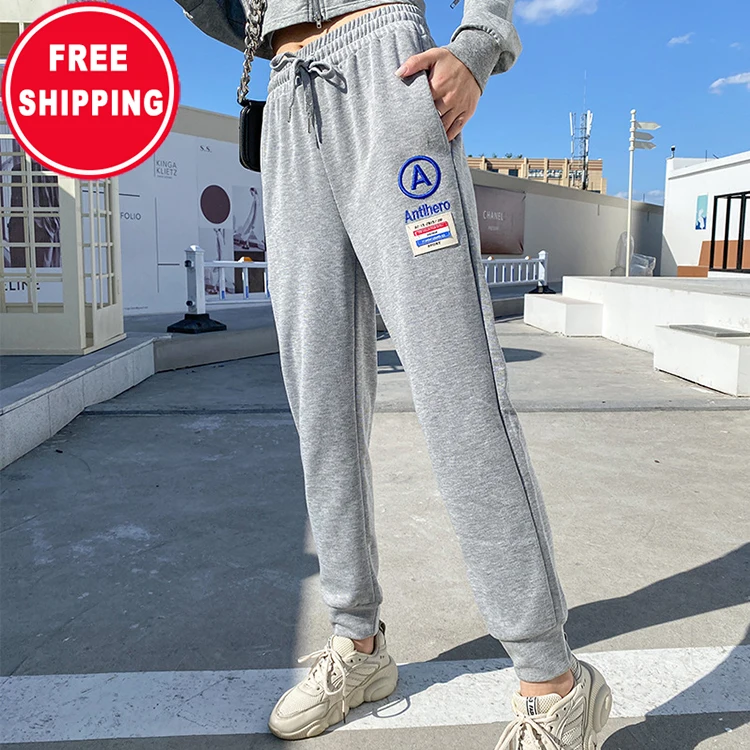 

Fashion Plus Size Casual Joggers Women Hip Hop High Waist Baggy Sweatpants Running Jogging Sport Pants Trousers Streetwear, Leopard, snake, camouflage, a1, a2, a3, a4