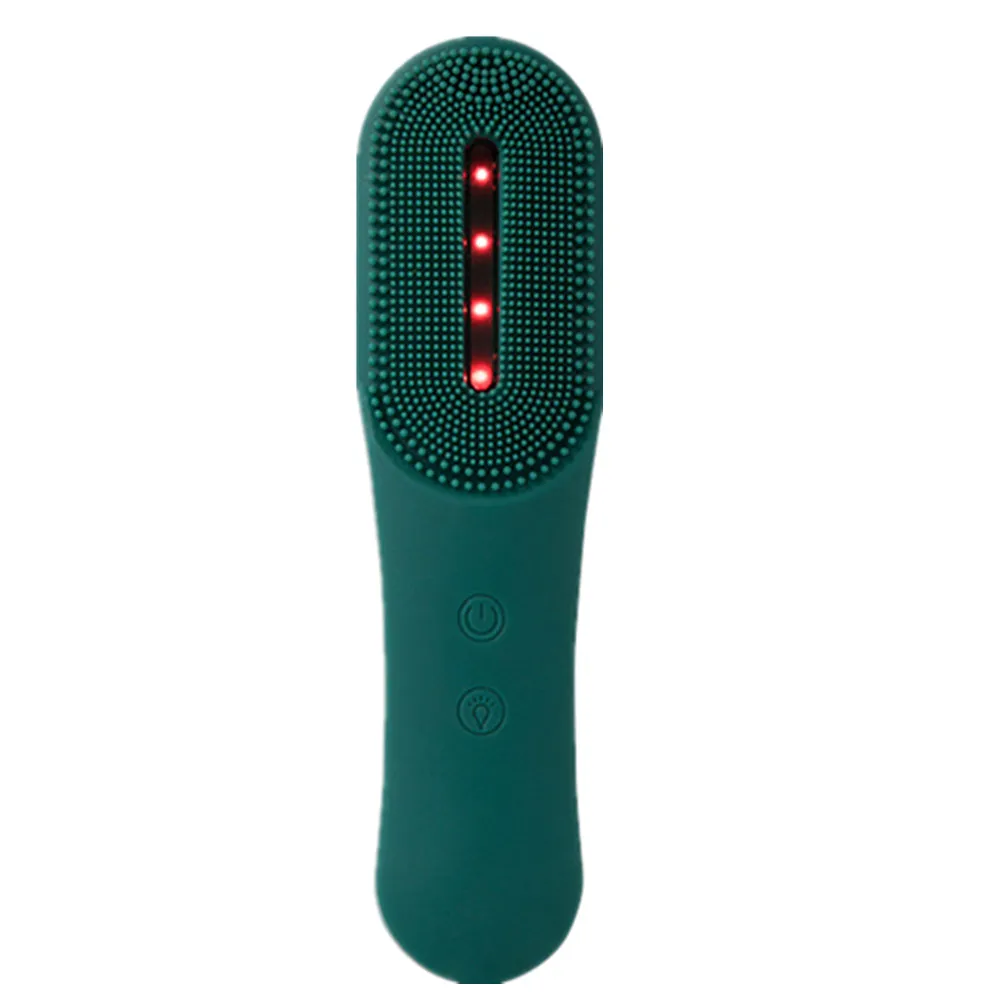 

2020 Best Selling Personal Care Sonic Face Massager IPX7 Silicone Facial Cleansing Brush, Pink,orange,dark green,light green