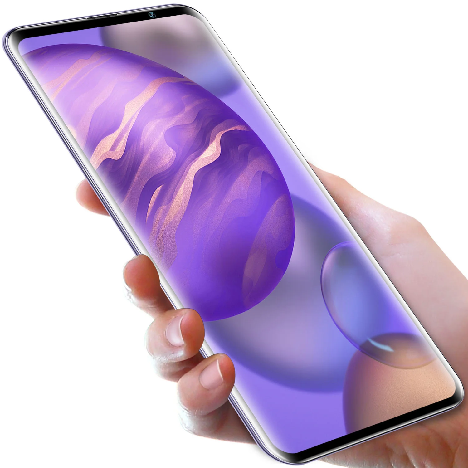 

New Big Screen 4G Android Smart Phone 6.8Inch 12GB+512GB Custom Mobile Phones X10 pro Smartphone, Silver ,black ,green