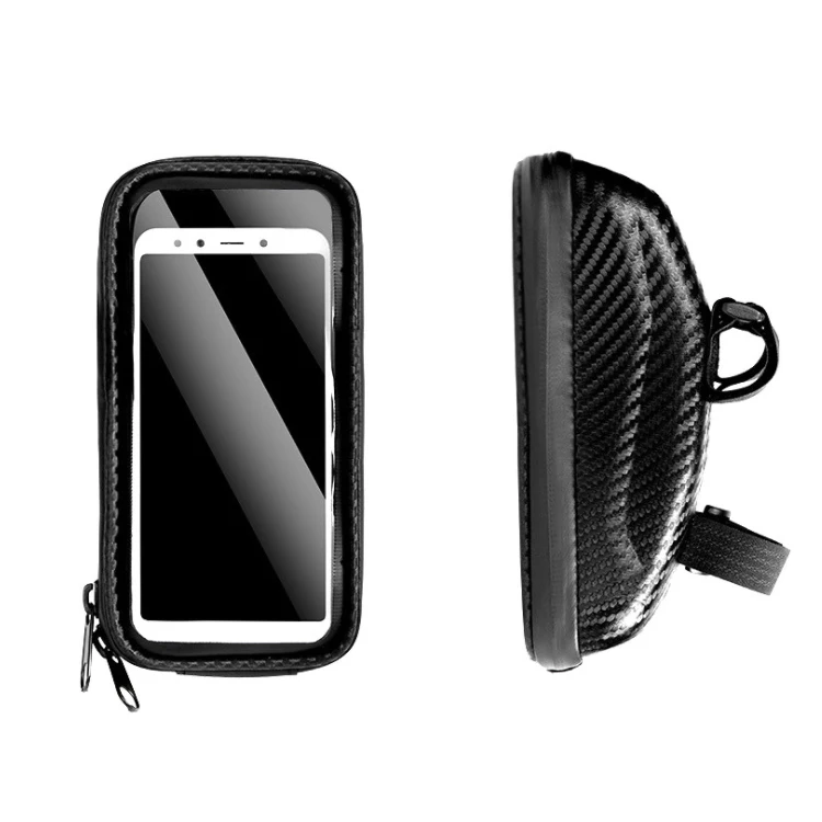 

100% Waterproof 6 Inch Bicycle Handlebar Phone Holder Bag Touch Screen Bike Fram Handlebar Bag
