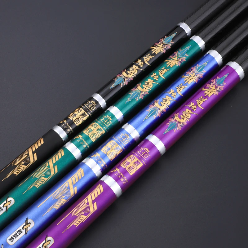 

Taigek 4.5M Carbon Taiwan fishing rod carp rod hard light Hollow 360 rotation lure Long distance rod