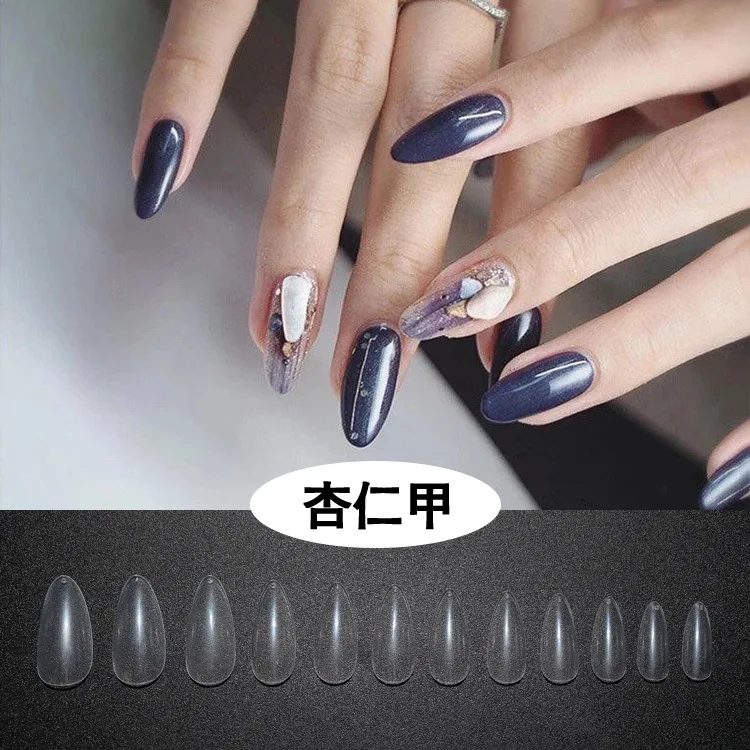 

500pcs/set press on nails tips clear almond nails press on false nails