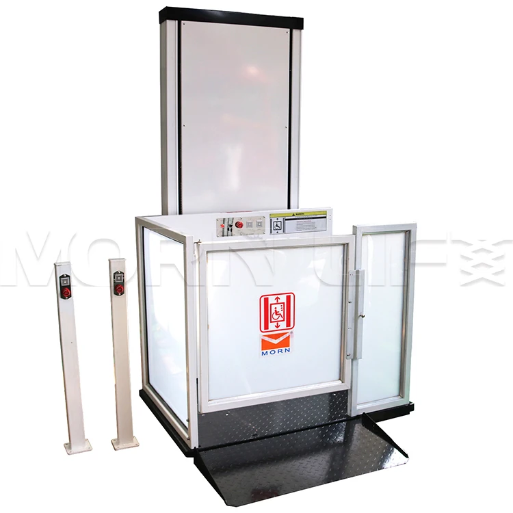 Electric Hydraulic Handicapped Wheel Chair Lift For Indoor And Outdoors