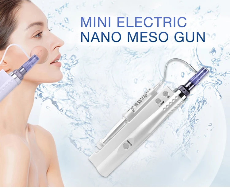 Professional meso injector mesotherapy gun electric water light needle pen for skin rejuvenation