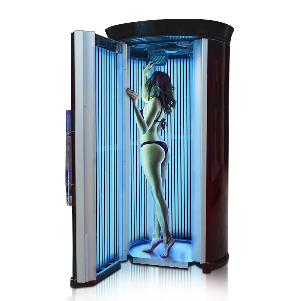 

high end 110 V 220 V commercial tanning bed portable vertical tanning bed