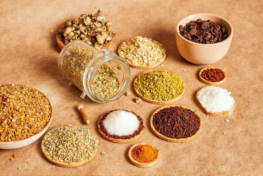 Bowl of dukkah spice blend