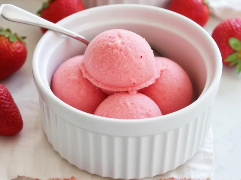 homemade sorbet