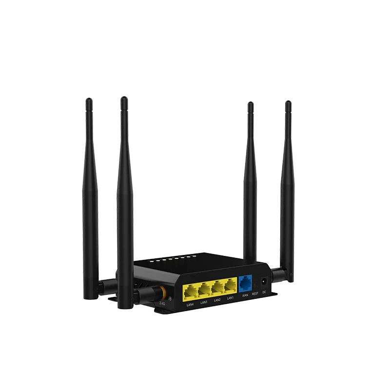 

high quality 300mbps 192.168.1.1 4 lan port 4G LTE wireless router, Black