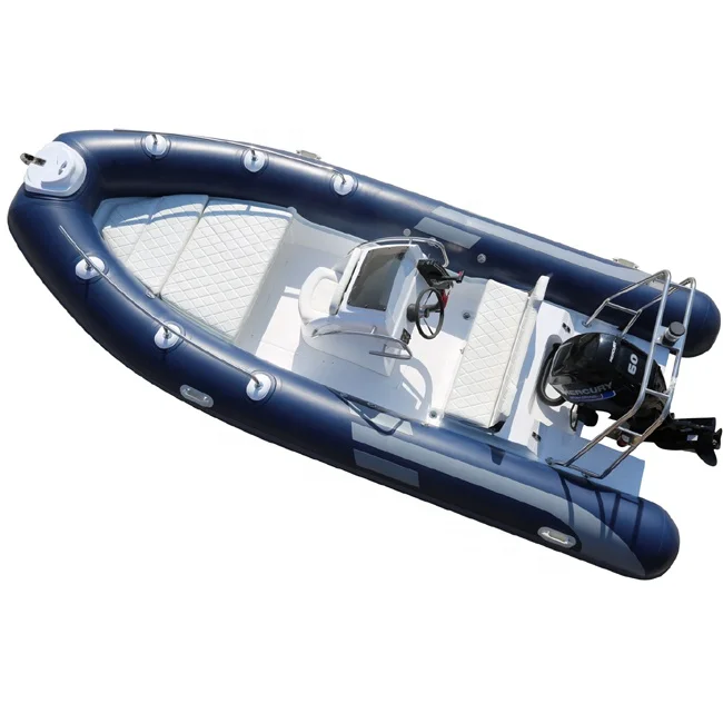 

CE 17ft 5.2m New Model Sport RIB Boat RIB Fishing Hypalon Inflatable Rowing Boats with Outboard Eigine, Optional