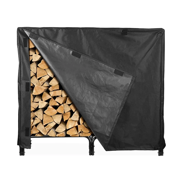 

Custom Outdoor Durable Waterproof 4ft Firewood Rack Cover Snow Protector, Customized
