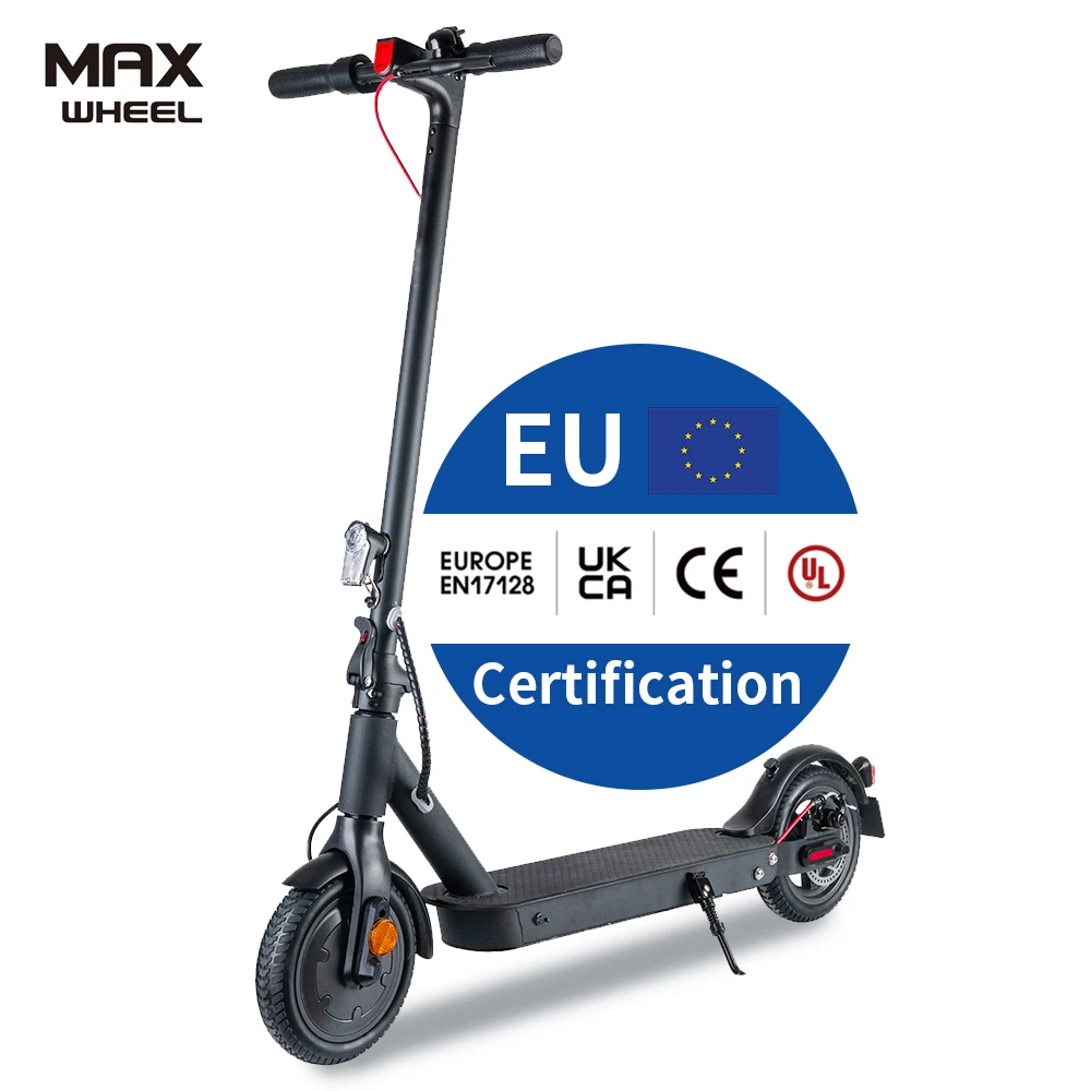 

Foldable scooters electr par adult E9 ABE Black scooters electrica 350W 8.5INCH CE certification EU warehouse folding scooter