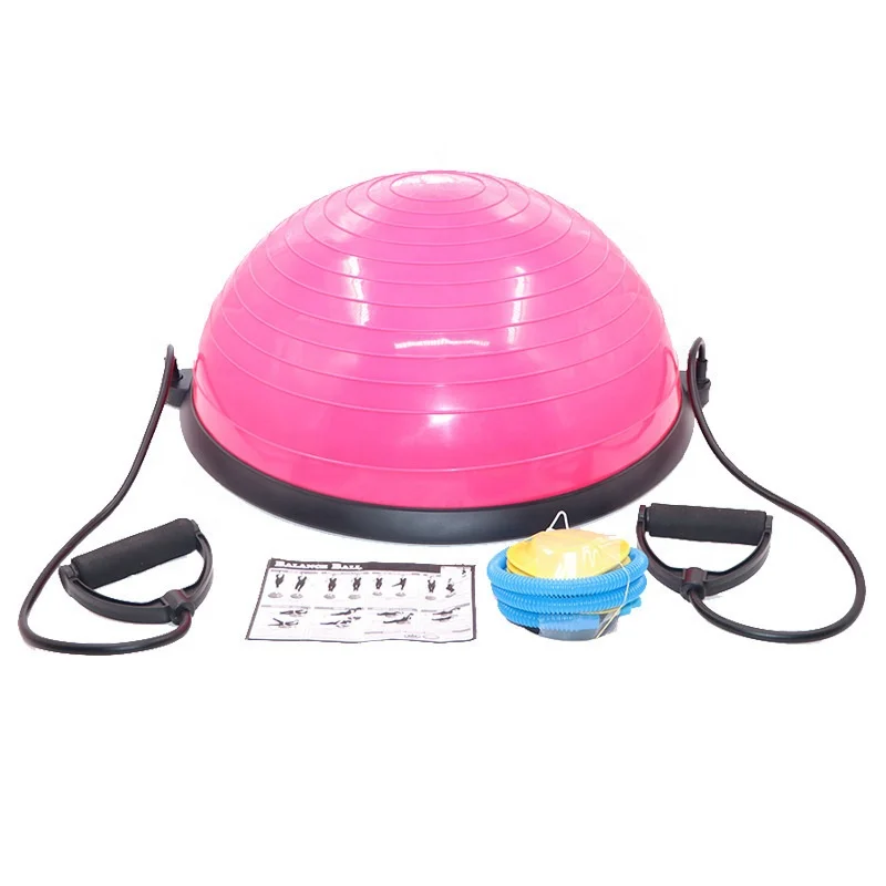 

High Grade Non-slip Silicone Women Gym Fitness Yoga Ball, Customized color