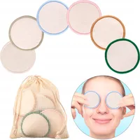 

Organic Facial Cleansing Reusable Bamboo Makeup Remover Pads