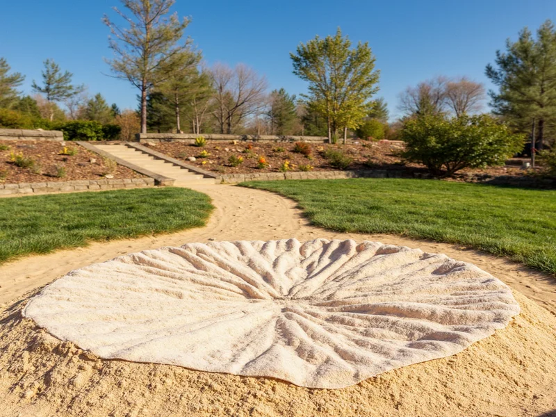 DIY sandbox cover attachment with elastic cord