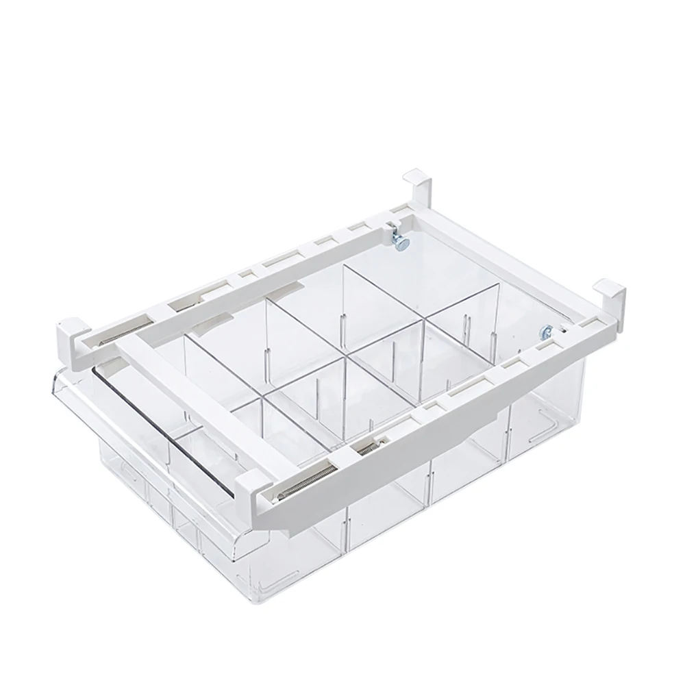 

PET Refrigerator Drawer Organizer Bin Transparent Fridge Storage Bin Containers For Pantry Freezer