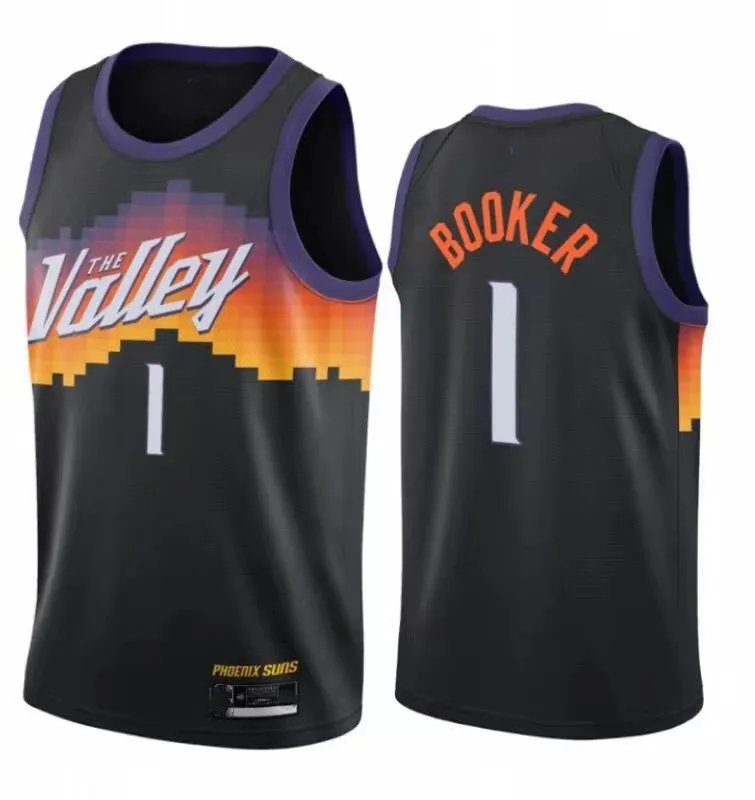 

2021 New Wholesale China Top Quality Cheap Custom Logo Stitched Phoenix Sun Basketball Jerseys 1 Penny Hardaway 3 Paul 13 Mash, White, black, yellow, orange, blue, gray, red, purple