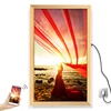 21.5" 32 inch Anti glare lcd display wifi network connection digital art frame for gallery iGallery