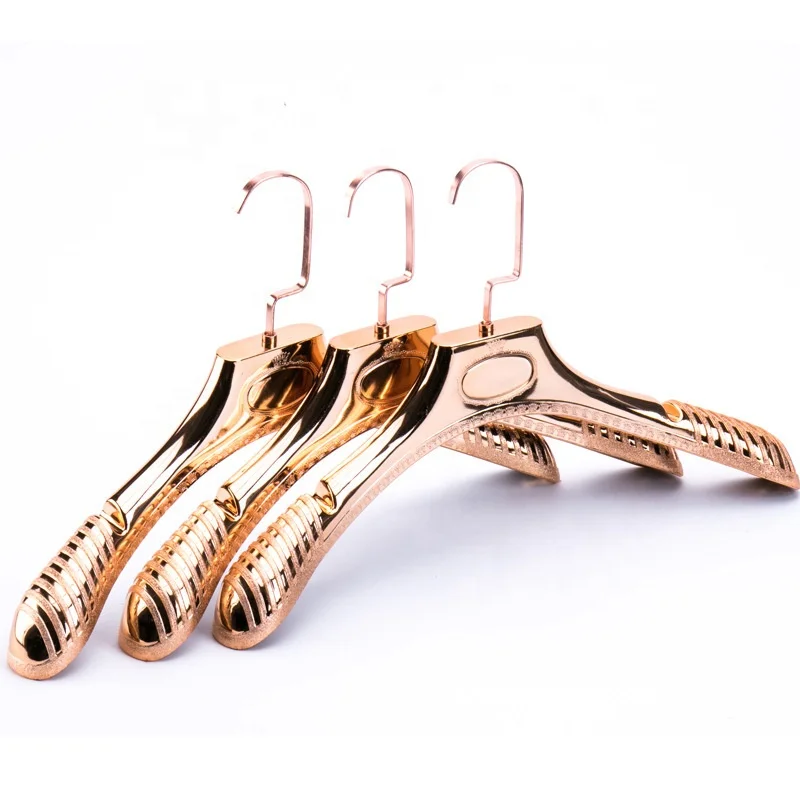 

Clothing Store Luxury Plus Thick Gold Plastic Hangers