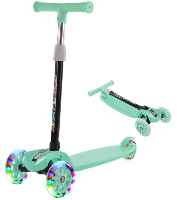 

New Design Folding Children Scooter Pedal Bike Foot Three/Wheels Flash Kids Scooter