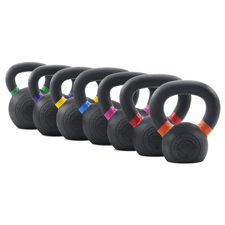 

wholesale kettlebell e-coat cast iron kettlebell iron kettlebell business and home, Black or per customer specification