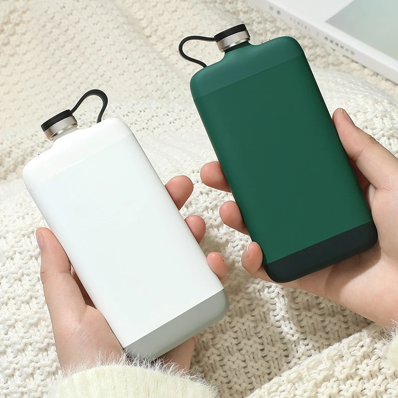 Factory Wholesale Bottle Shaped Rechargeable Hand Warmer Power Bank 10000mAh with Built-in Cable - ANKUX.COM