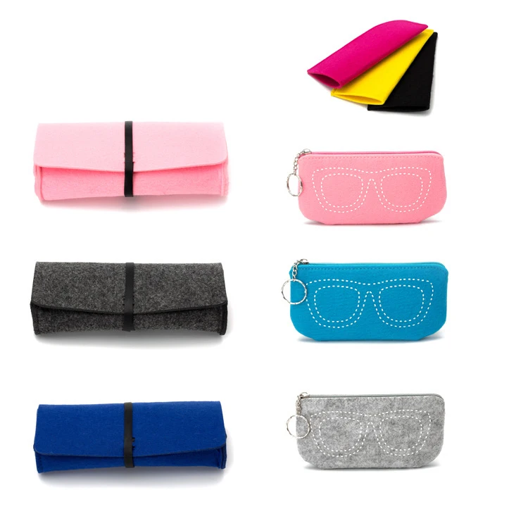 

Finewell Soft eyeglass cases collapsible sunglasses case children glasses bag