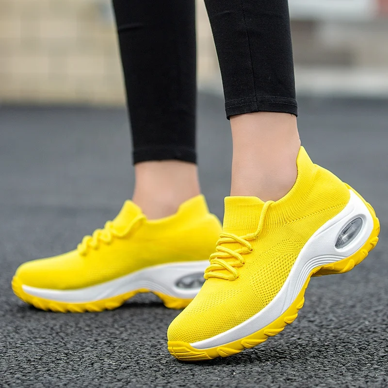 

Women Casual Shoes Platform Trend Rubber Woman Fashion wedges Sneaker Zapatillas Mujer 2019 Fashion Shoes For Women