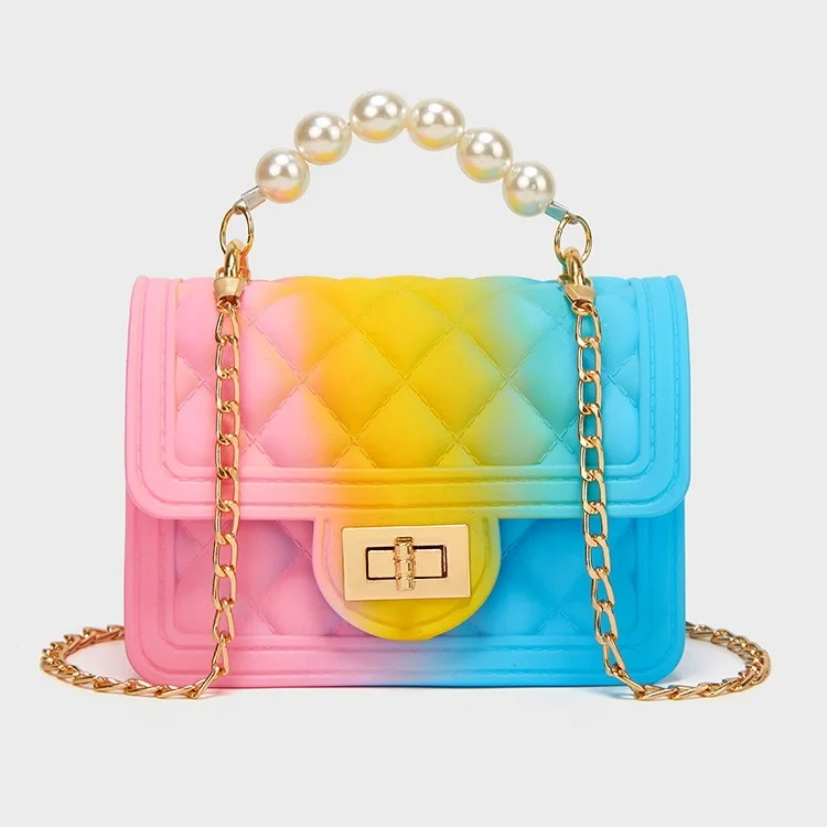 

Best Selling Fashion Candy Jelly Bags Purses for Women