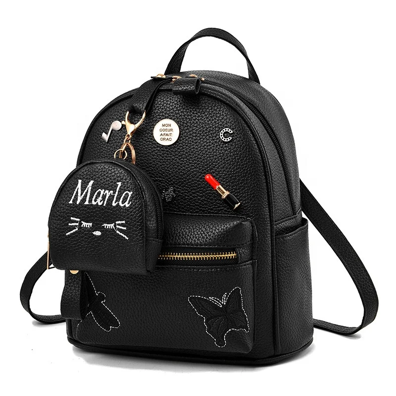 

Bagpacks Female and Girls Women Backpack Leather Backpacks for Teenage Girls Female School Small Bagpack for Women