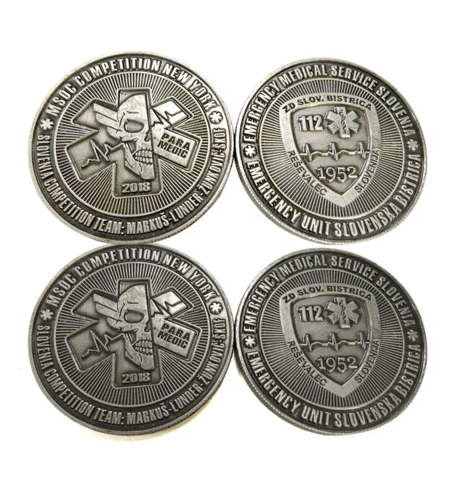 
Factory Supply Cheap Price Metal Custom Challenge Old Coin Gold 3D Logo Game Challenge Coin 