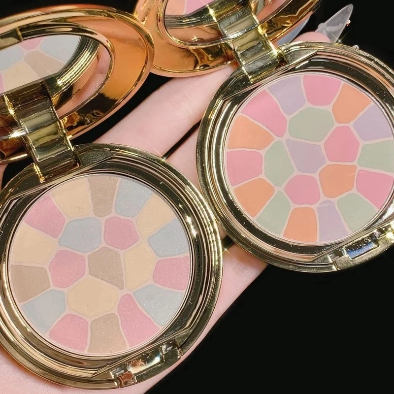 

Pancake Makeup Powder Highlighter Palette Facial Makeup Palette Facial Contour Palette Long Lasting Oil Control