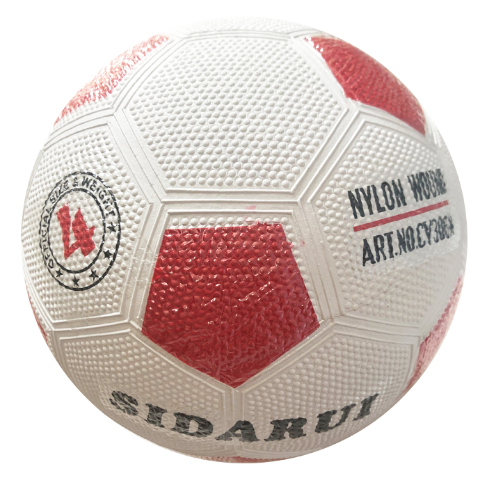 

China Supplier Sports Products ball pebble surface Size 5  3 rubber Football, Custom
