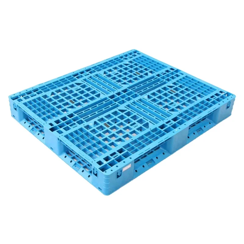 
1200*1000*150 mm Heavy duty cross bottom plastic pallet with 6 runners with rims 