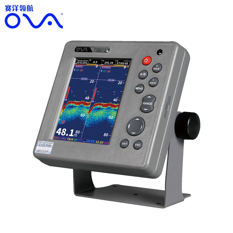 

6 inch 600w 50200khz depth sounder fish finder