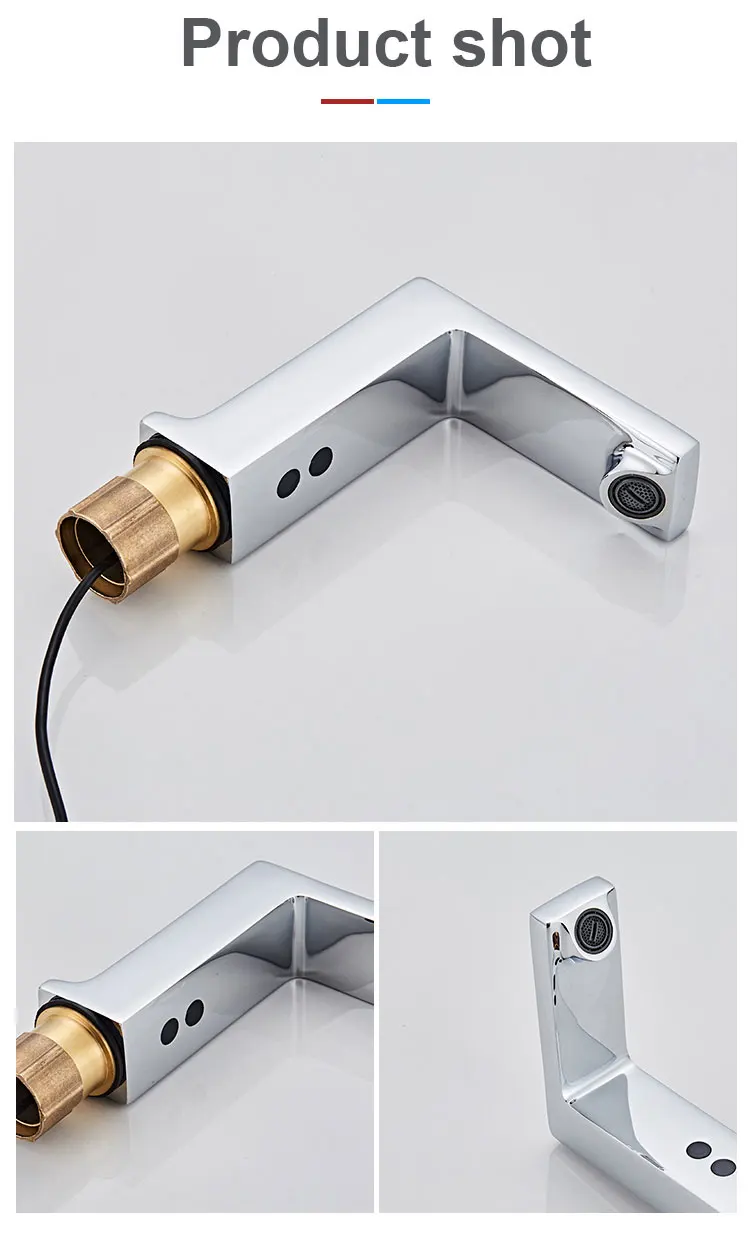 Bathroom Smart Faucets Deck Mounted Basin Tap Vintage Faucets Brushed Modern Battery Touch Taps Automatic Infrared Sensor Faucet