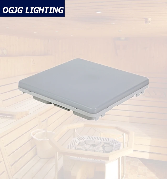 Most Popular OGJG IP65 Sauna Shower Room Lighting Bathroom Waterproof Square Ceiling Lighting Solution LED Linear Light