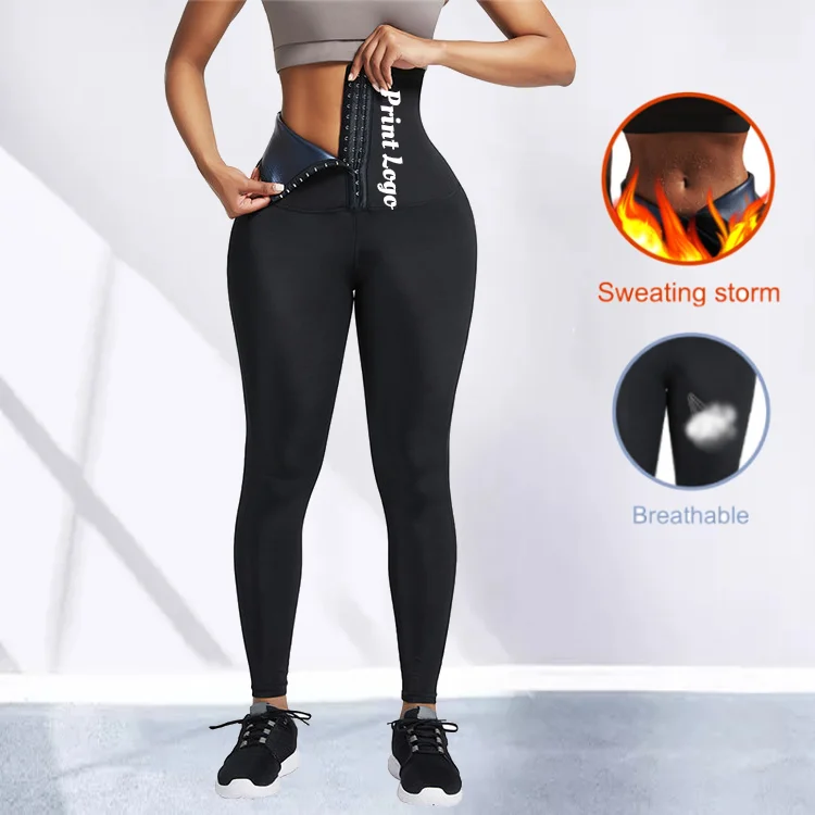 

Custom Logo Waist Trianer Wholesale Shapewear High Waist Shaper Leggings Pants Private Label Shapewear Gym Leggings, As picture show