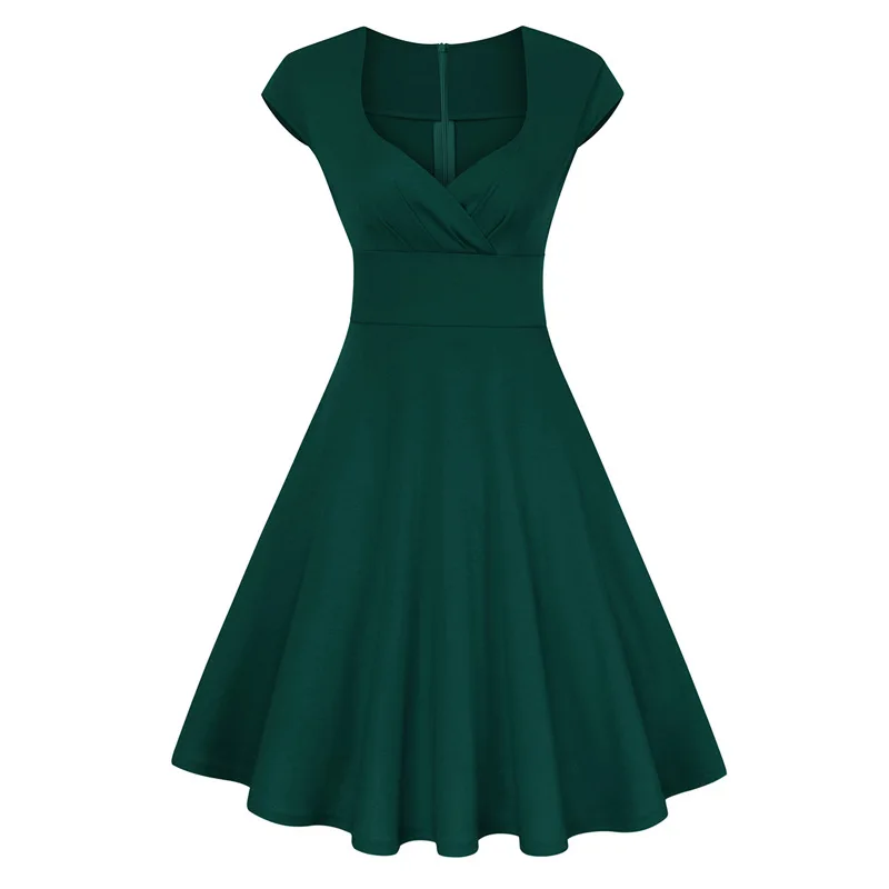 

2021new design sexy dress in the long short sleeves of fashion v neck dress women