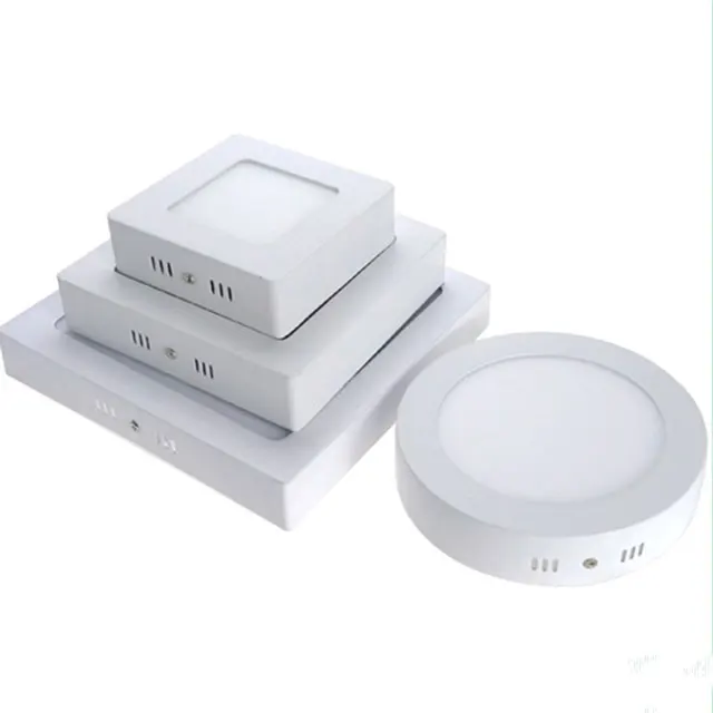 Lowest Price surface square round  led panel light surface mounted led ceiling lights12W with good price for office