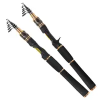 

Robben 1.8m 2.1m 2.4m Carbon Tackle Super hard Carbon Fiber Telescopic Mini Fishing Rod Sea Fishing Rod