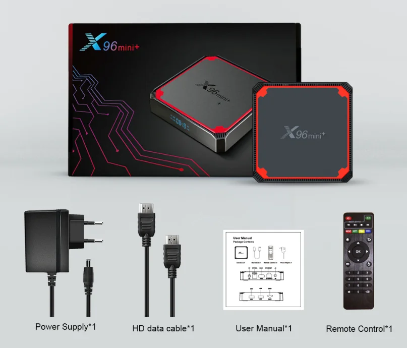 

X96 MINI Plus 2gb 16gb Android Tv Box 9.0 Smart TV Box S905W4 2.4G/5Ghz Wifi HDR 4K 1GB 8GB X96MINI Player Set Top Box X96 MINI+