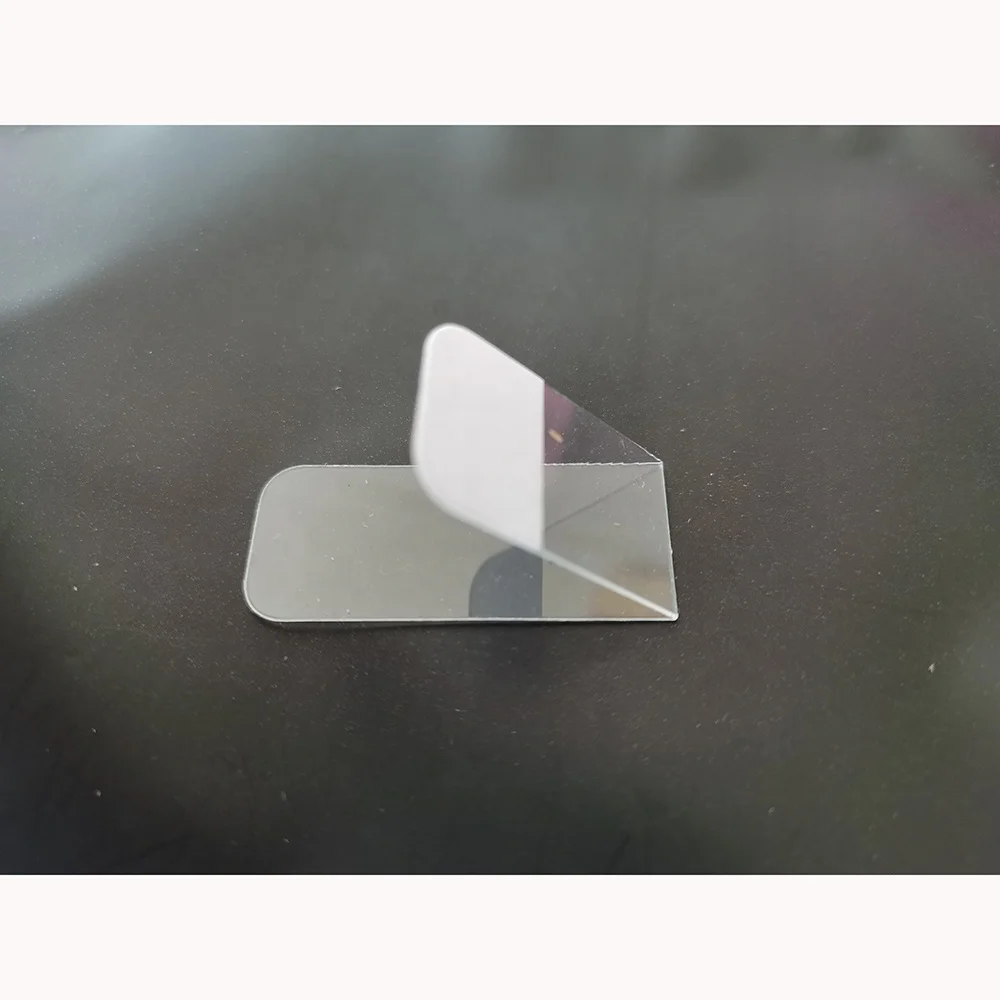 

Transparent PVC jewelry hang tag with adhesive tape, Customized