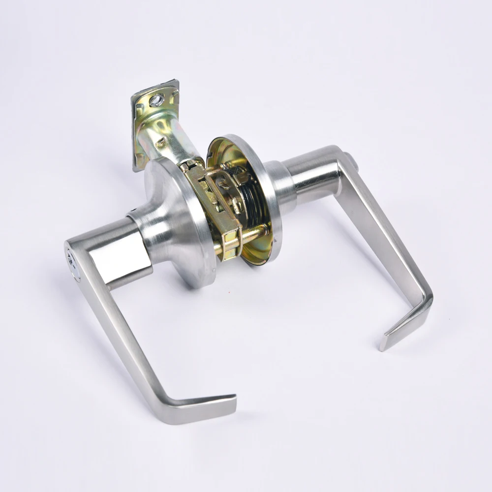 Safe Tubular Mechanism Double Sided Door Handle Lever Lock Buy Double