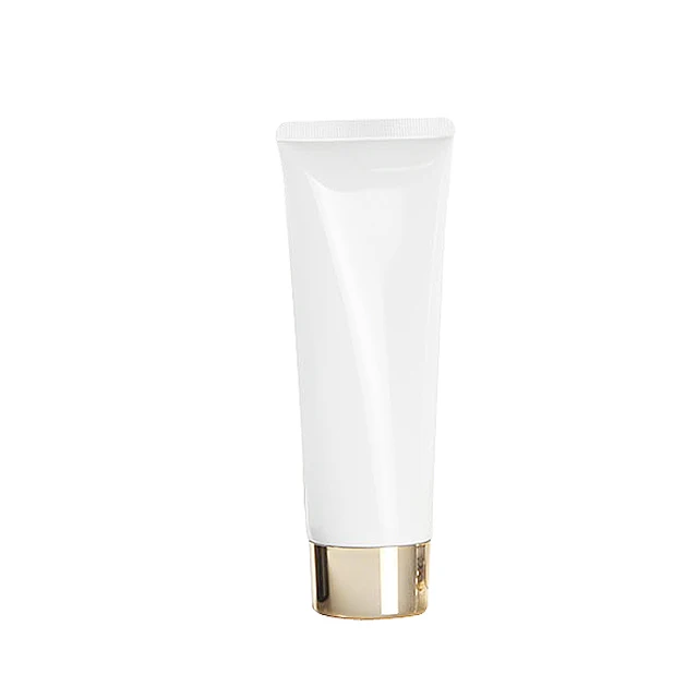 

Fuyun wholesale 3.4 ounce empty sunscreen soft container 100G white cream plastic tube
